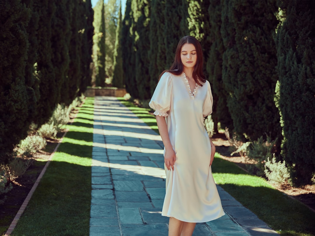 Photo knee-length dress