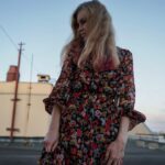 Photo flared dress